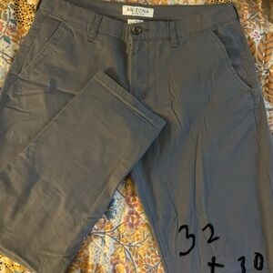 Arizona Jean Company Men's Charcoal Chinos